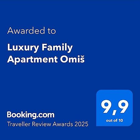Luxury Family Apartment Omis Omiš Exterior foto