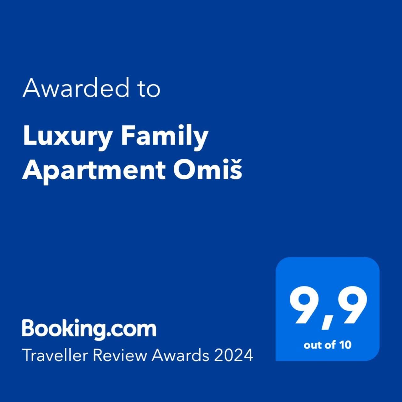 Luxury Family Apartment Omis Omiš Exterior foto